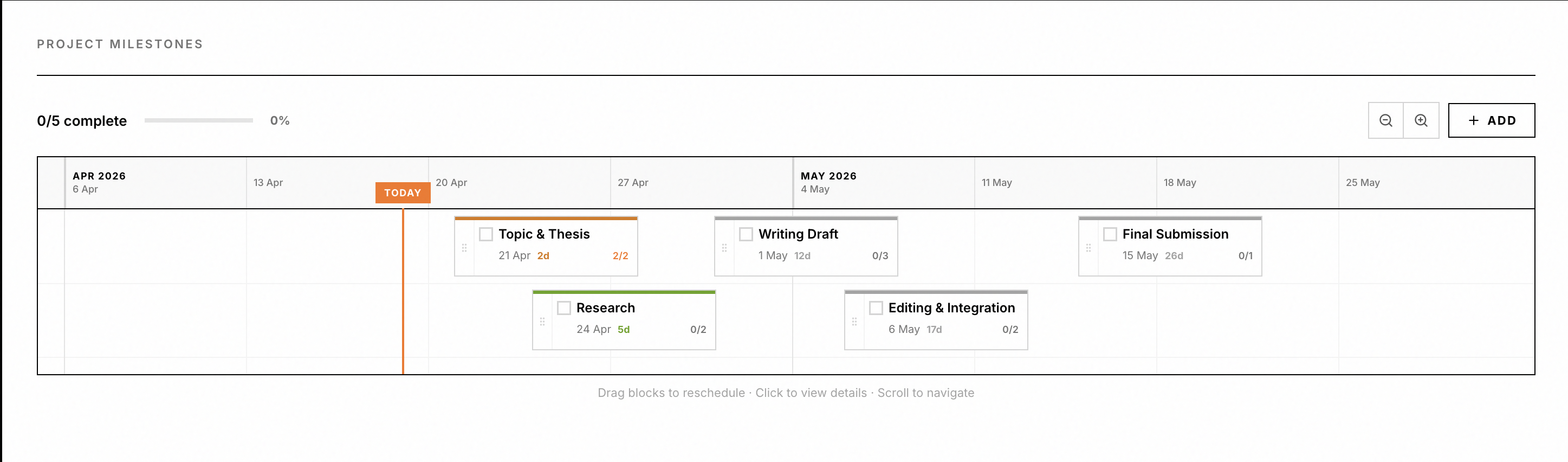 Deadline Tracker screenshot